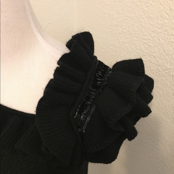 DVF Ruffle Sleeve Sweater Dress - Picture 3 of 6